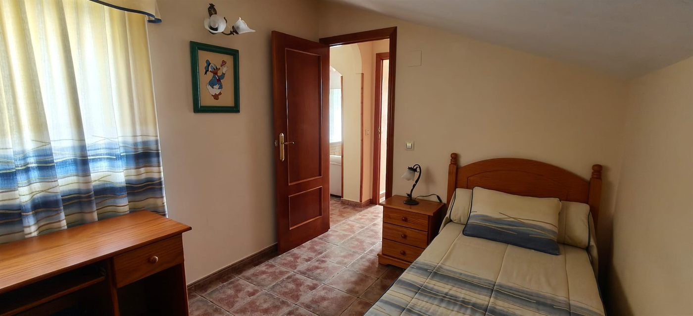 Segundo dormitorio del apartamento independiente bajo cubierta en Fregenal de la Sierra